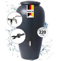 4rain Amphora Regentonne 220 l graphite grey