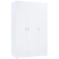 Kleiderschrank Basic in Weiß