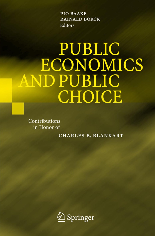Public Economics And Public Choice  Kartoniert (TB)