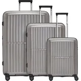 pactastic Collection 01 Koffer-Set 3-tlg. grau/coffee metallic