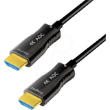 LogiLink CHF0102 - HDMI-Kabel, A/M zu A/M, 4K/60 Hz, AOC, schwarz, 20 m