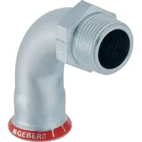 Geberit Mapress C-Stahl Übergangsbogen 90° mit AG d54 mm R2 verzinkt