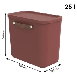 Rotho Aufbewahrungsbox Maloja 40 x 23,5 x 34 cm 1-tlg. rot