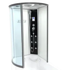 AcquaVapore Kombination Badewanne Dusche K55-R01 Duschtempel 100x170 cm
