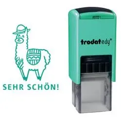 Preisvergleich Produktbild "trodat Motivationsstempel Edy \"Lama\", mint"