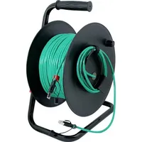 Logilink RJ45 Netzwerk Kabeltrommel CAT 6a S/FTP 80m Grün