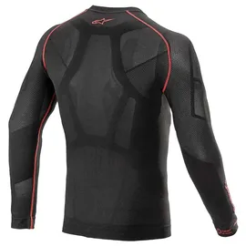 Alpinestars Ride Tech V2 Summer Langarm-baselayer - Black / Red - XS-S