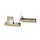 livinity® Wandregal 60 x 10 x 12 cm Anthrazit/Goldkraft Eiche