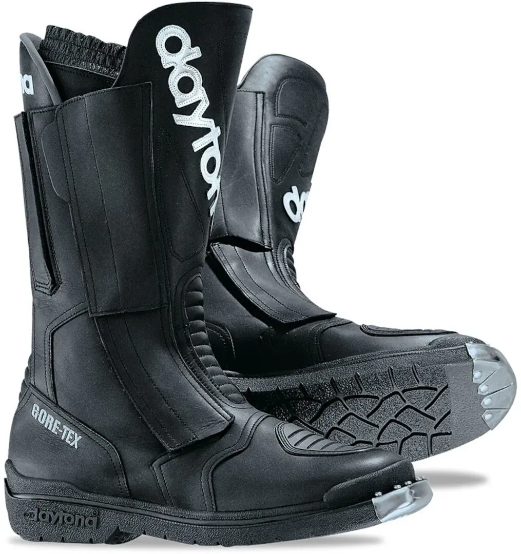 Daytona Trans Open GTX Gore-Tex waterdichte motorlaarzen, zwart, 41 Voorman