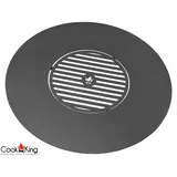 Cook King Grillplatte Ø 82 cm Stahl grau