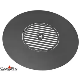 Cook King Grillplatte Ø 82 cm Stahl grau