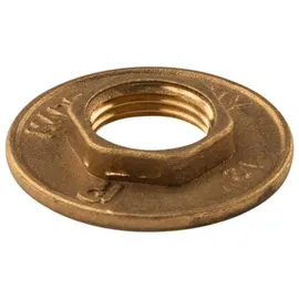 Tradecom Messing Gewinde-Fitting Nutmutter 1/2'IG (DN 15) Fitting