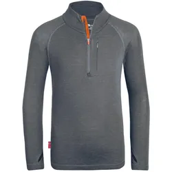 Kinder Pullover Lofoten Anthrazit/Orange Gr. 128  - 8 Jahre