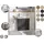Fackelmann Waschbeckenunterschrank SBC Eiche Natur 52 cm
