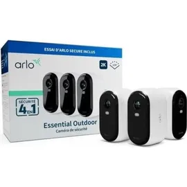 Arlo Essential 2 2K Outdoor Kamera 3er Set