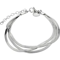 Armband LIEBESKIND BERLIN "LJ-0719-B-20", silber (edelstahlfarben), Armbänder, Damen, Edelstahl