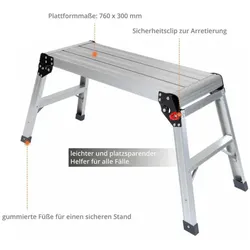 Güde Aluminium-Arbeitsplattform GAAP760