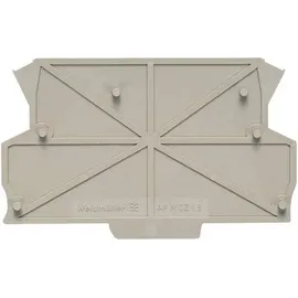 Weidmüller AP MCZ1.5 Abschlussplatte Beige