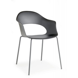 Stapelsessel Lady B - VL - linen 81 - anthracite