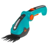 Gardena Akku-Grasschere ComfortCut Li: Rasenkantenschere mit 8 cm Schnittbreite, abwinkelbarer Komforthandgriff mit LED-Anzeige, Messerwechsel ohne Werkzeug (9887-20)