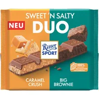 Ritter Sport Sweetn Salty Duo mit Karamell und Butterkeks 218g