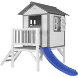 Axi Lodge XL Spielhaus Klassisch - Blaue Rutsche