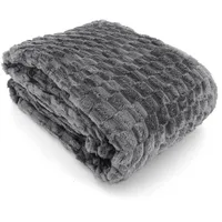 Heimtexland ® super Flauschige Flanell Kuscheldecke XL 150x200 Wohndecke