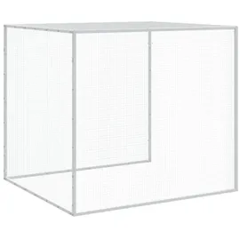 vidaXL Hühnerkäfig mit Dach Anthrazit 203x98x90 cm Verzinkter Stahl