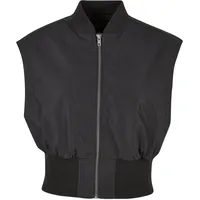 URBAN CLASSICS Recycled Bomber Vest in Black M