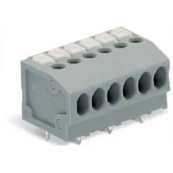 Wago 805-106/000-006 Leiterplattenklemme, Drücker, 1, 5 mm2, blau 805106000006 - 55 Stück