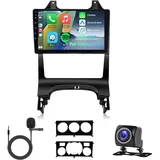 Hodozzy 8 Core 4G+64G Android Autoradio für Peugeot 3008 2009-2015,9 Zoll IPS Touchscreen Bildschirm Navi mit Wireless Carplay Android Auto,2 DIN Autoradio Bluetooth DSP WiFi FM RDS Rückfahrkamera