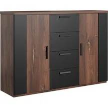 Home Affaire Sigma 132 x 94 x 40 cm Braun / Schwarz