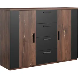 Home Affaire Sigma 132 x 94 x 40 cm Braun / Schwarz