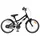vidaXL Kinderfahrrad 18 Zoll schwarz
