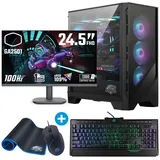 ONE GAMING Gaming Komplett-PC AR35 Gaming-PC (AMD Ryzen 5 5500, Radeon RX 6600, 512 GB SSD, Luftkühlung)