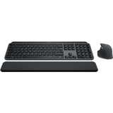 Logitech MX Keys S Combo Tastatur Maus mit Handablage,Customizable Illumination, Fast Scrolling,Bluetooth, für Windows/Linux/Chrome/Mac- Graphit,