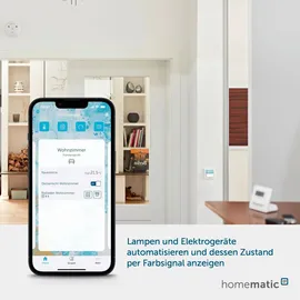 eQ-3 Homematic IP Schaltaktor für Markenschalter mit Signalleuchte