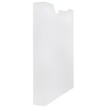 IDENA Heftbox PP, transluzent weiß DIN A4,