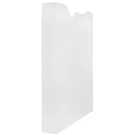 IDENA Heftbox PP, transluzent weiß DIN A4,