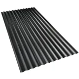 GUTTA Dachplatte, Stärke: 2,3 mm, anthrazit, Kunststoff - schwarz