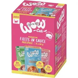 WOW Cat 6 x 85g Sauce Multipack