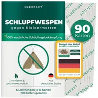 Silberkraft Schlupfwespen gegen Kleidermotten 6x15 St