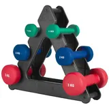 GORILLA SPORTS Kurzhantel Neopren Kurzhanteln - 2er Set oder Komplettset, Dumbbells Rutschfest