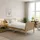 Homestyle4u Holzbett, Braun, Holz Kiefer, 90x200 cm Schlafzimmer, Betten