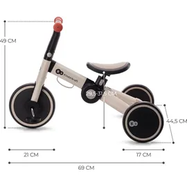 Kinderkraft 4Trike Dreirad Silver Grey