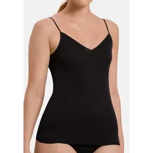 Hanro Spaghettitop Cotton Seamless Schwarz XS