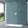 mai & mai Duschwand Duschabtrennung 2 Haltestange für Walk-In Dusche 100cm 10mm Klarglas ESG-Sicherheitsglas mit Nanobeschichtung Bremen02K+2 - Transparent