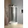 Aqualine ARLEN Duschabtrennung Viertelkreis 80 x 80 cm Brick Glas BTR800
