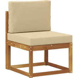 vidaXL Outdoor-Sofagarnitur 5-tlg. Natur