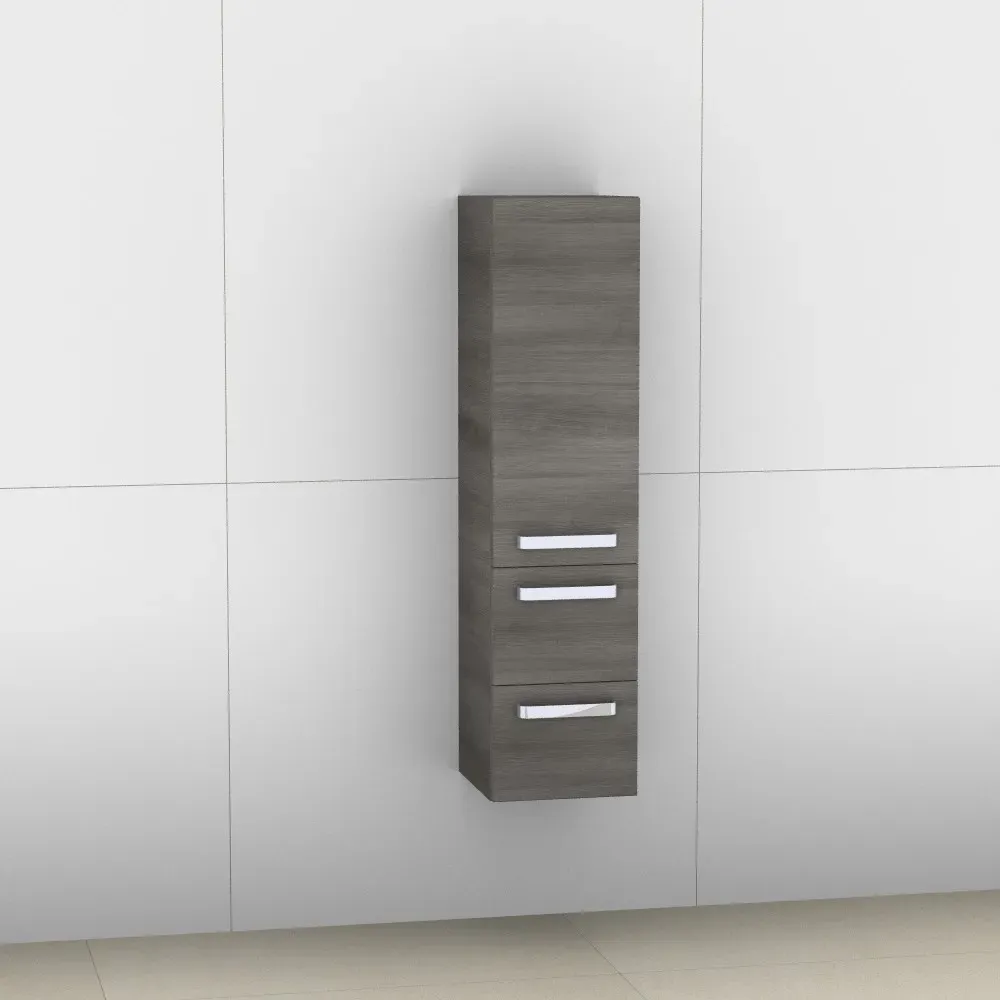 Artiqua 400 Midischrank, Graphit Struktur quer, 400-MLL-1-30-R-7098-401 400-MLL-1-30-R-7098-401